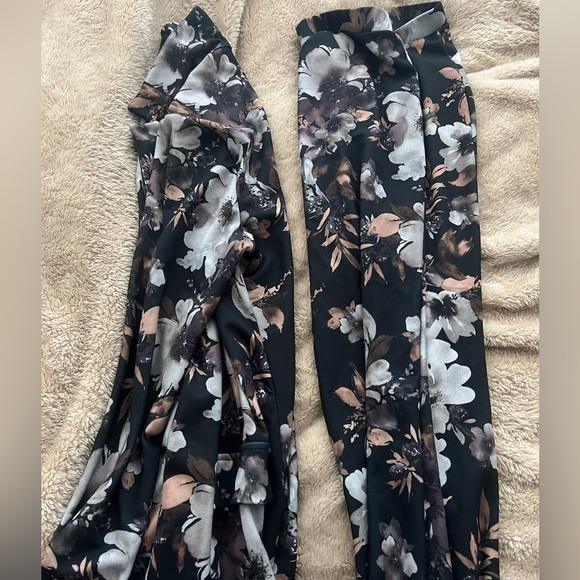 Fleur Blazer Pants Set Black/Combo - Picture 3 of 4